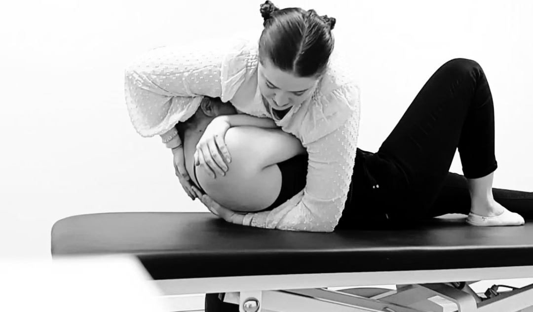 Charlotte Pudal accompagne une patiente pendant sa grossesse