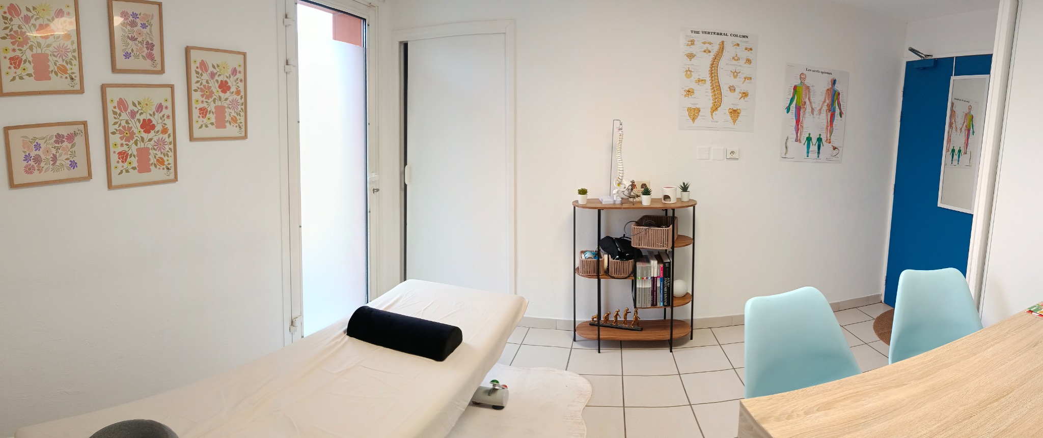 Intérieur du cabinet d'ostéopathie vue 1