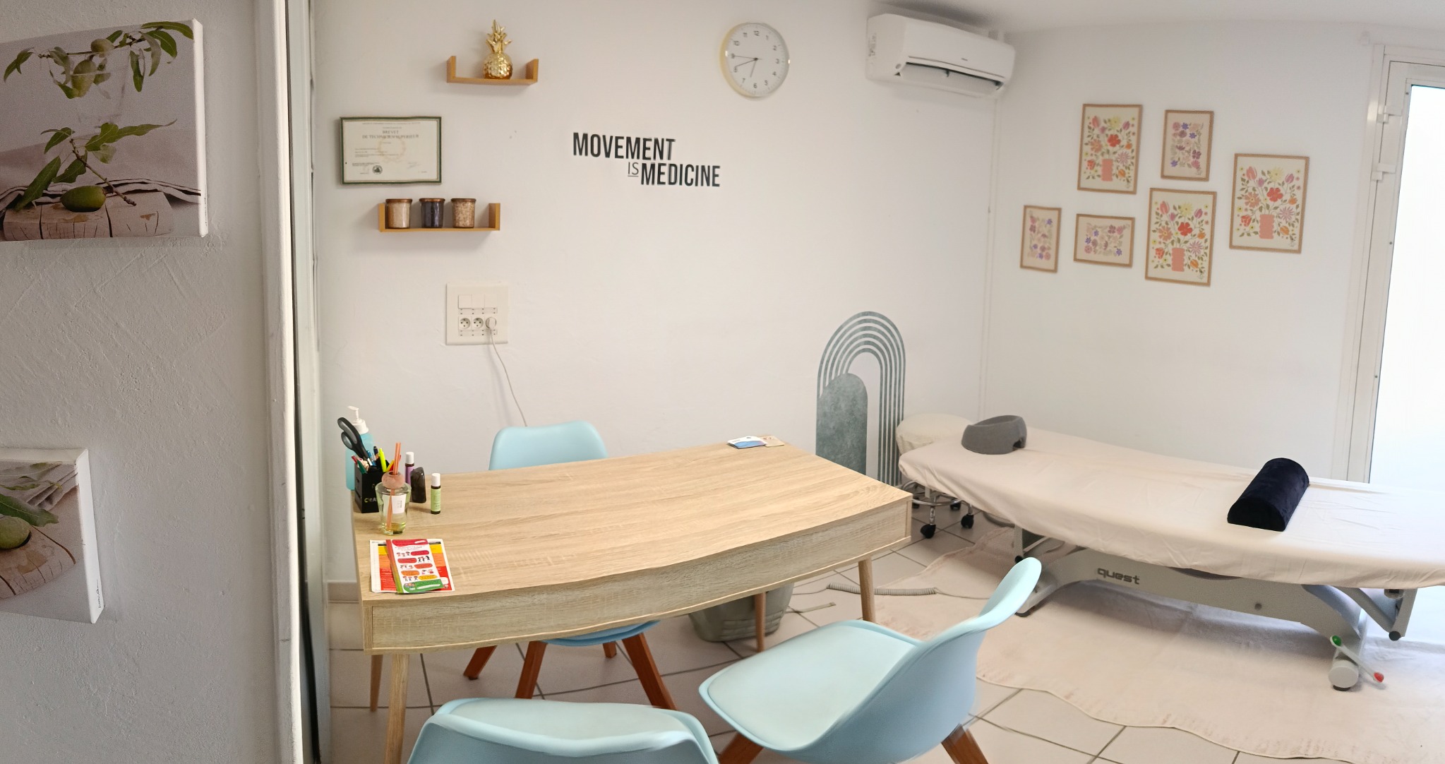 Intérieur du cabinet d'ostéopathie vue 3